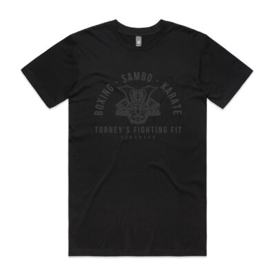 Black on black boxing- sambo-karate TEE Thumbnail